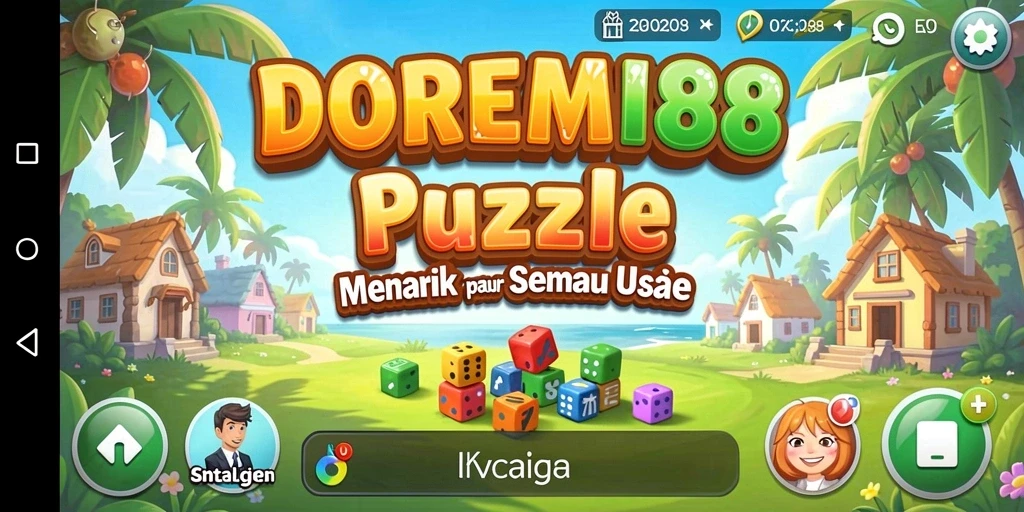 Tangkapan layar DOREMI88 menunjukkan gameplay Puzzle yang seru.