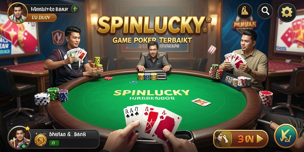 Tampilan gameplay yang menarik dan penuh aksi di SPINLUCKY.