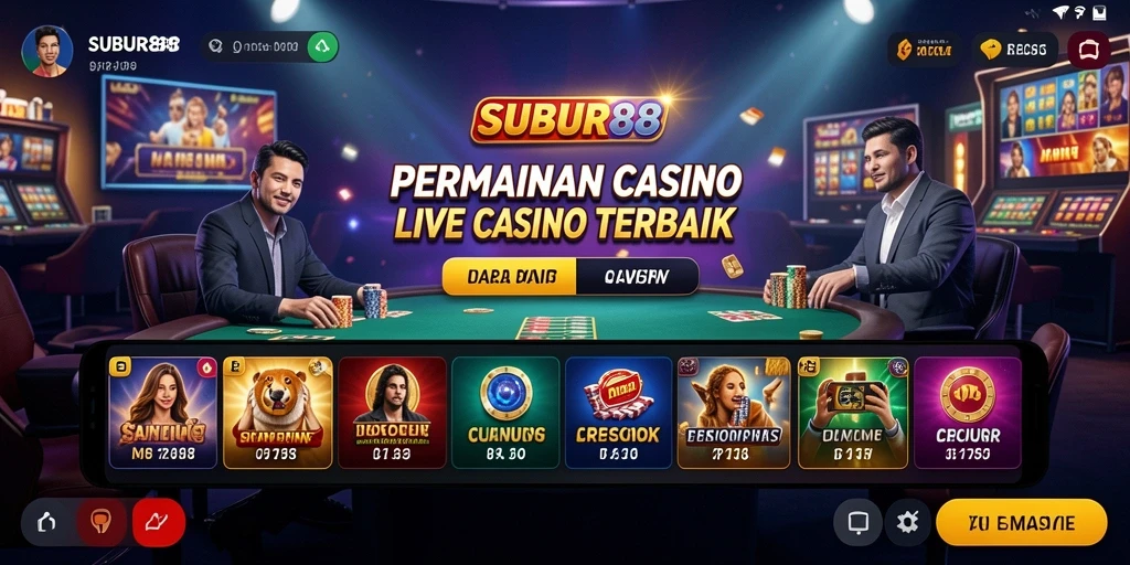 Gameplay SUBUR88 yang mendebarkan dalam suasana Live Casino.