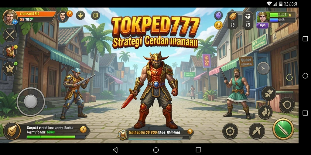 Tampilan menarik dari gameplay strategi di TOKPED777.